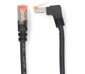 Nedis CAT6 černá / Patch kabel / SF/UTP / RJ45-RJ45 / 5 m / LSZH