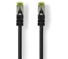 Nedis CAT7 S/FTP černá / Síťový kabel / RJ45 - RJ45 / 0,25 m / LSZH