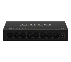 Lanview Switch Unmanaged 8 portů / Switch / 8x Gigabit Ethernet / 10/100/1000 Mbit/s