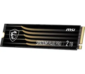 MSI Spatium M480 PRO 2TB / SSD / M.2 2280 / PCIe 4.0 NVMe / R:7400MB/s / W:7000MB/s