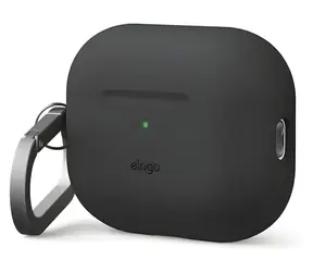 Elago Airpods Pro 3 Silicone Hang Case černá / Pouzdro pro sluchátka / silikon / karabina