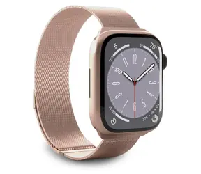 Puro Milanese růžová / Řemínek pro Apple Watch / 38/40/41 mm