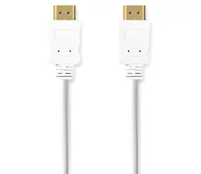 Nedis HDMI - HDMI bílá / Kabel / Ethernet / ARC / 4K 30Hz / 2 m