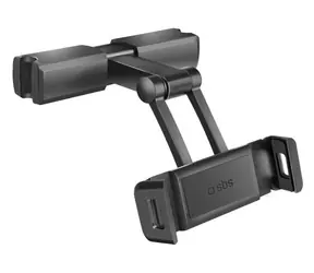 SBS Mount černá / Držák na opěrku hlavy pro telefon a tablet / do 12,3"