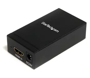 StarTech HDMI/DVI na DisplayPort černá / Adaptér / 1920x1200 / 60Hz / 5.1 audio / napájecí adaptér