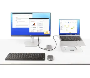 StarTech USB-C Multiport Adaptér šedá / Dokovací stanice / HDMI / VGA / RJ45 LAN / 2x USB-A