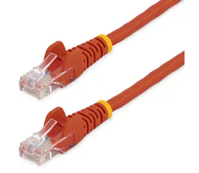 StarTech červená / Patch kabel / UTP Cat5e / RJ-45 / 0,5 m / PoE