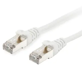 Equip Cat6a S/FTP bílá / Patch kabel / RJ-45 / 1 m / PoE