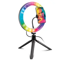 SBS Easy&Share / Kruhové LED světlo / 10" / RGB / se stativem