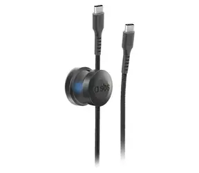 SBS Magnetický černá / Kabel USB-C - USB-C / 60 W / PD / 2 m