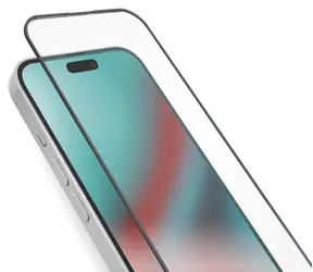 SBS Full Cover Apple iPhone 16 Plus/15 Plus černá / Tvrzené ochranné sklo / Lepení přes celý displej