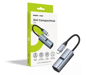 Mobile Origin CompactHub HB1 / Hub / HDMI 4K/30Hz / USB-A 5Gb/s / PD 100W