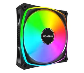 Montech RX120 PRO černá / Ventilátor / 120 mm / ARGB / PWM / Reverse