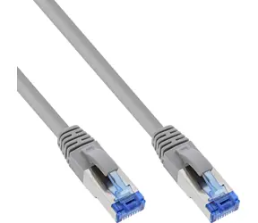 InLine Patchkabel Cat.6A S/FTP šedá / Patch kabel / RJ45-RJ45 / 15 m / 500 MHz