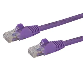 StarTech purpurová / Patch kabel UTP Cat6 / 5 m / RJ-45 / PoE / Snagless