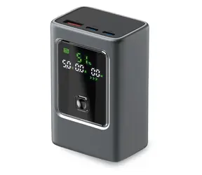 SBS PowerBank 10 000 mAh černá / Powerbanka / 35 W Power Delivery / 2x USB-C/USB-A / LCD displej
