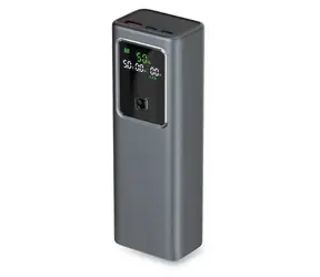 SBS Powerbanka LCD 20 000 mAh šedá / PD 100 W / displej