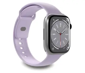 Puro Icon Tech Lavender / Silikonový řemínek / pro Apple Watch 42/44/45/49 mm