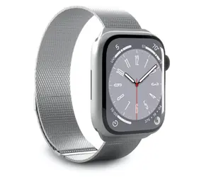 Puro Milanese stříbrná / Řemínek pro Apple Watch / 38/40/41 mm
