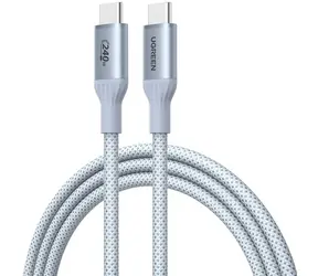 Ugreen L534 stříbrná / Kabel USB-C / PD 240W / 480 Mbps / 1m