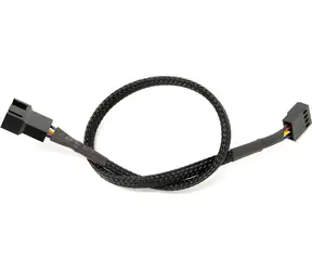 Watercool 4-Pin PWM prodlužovací kabel černá / Prodlužovací kabel / 30cm