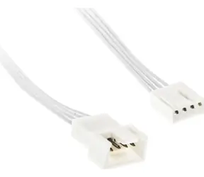 Kolink bílá / Prodlužovací kabel / 4-pin PWM / 30 cm