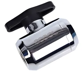 Alphacool Eiszapfen chromová / Kulový kohout / G1/4 / 2cestný