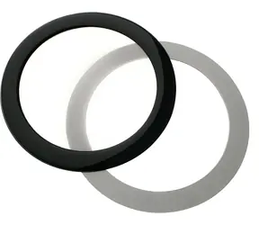 DEMCiflex 92 mm černo-bílý / Prachový filtr / Kulatý / Magnetický