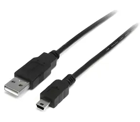 StarTech USB-A - Mini USB 0,5 m černá / Kabel USB / 2.0