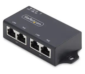 StarTech Gigabit PoE injektor / PoE injektor / 2-port / 802.3af/at / 30W
