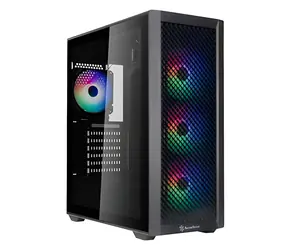 SilverStone FARA 515XR černá / PC skříň / Midi-Tower / ATX / 4x 120mm ARGB / temperované sklo