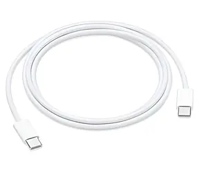 iPhone bílá / Datový kabel / USB-C na USB-C / PVC / OEM
