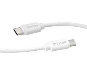 sbs EVENERGY bílá / Kabel USB-C na USB-C / 25 W / 1 m