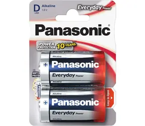 Panasonic Everyday Power D (LR20) / Alkalická baterie / 1,5 V / 2 ks