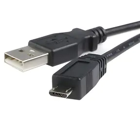 StarTech černá / Kabel USB-A na Micro USB / USB 2.0 / 2 m