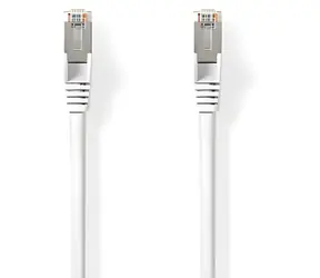 Nedis CAT8.1 / Síťový kabel / S/FTP / RJ45 - RJ45 / 0,25 m / bílá / LSZH
