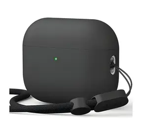 Elago AirPods Pro 3 Liquid Hybrid Strap Case černá / Pouzdro / S poutkem