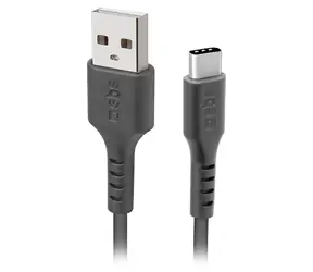 SBS USB-C/USB-A černá / Datový kabel / 18W / 2m