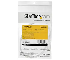StarTech (RUSB2CC1MW) / Kabel USB-C na USB-C / USB 2.0 / 1 m / aramidová výztuž