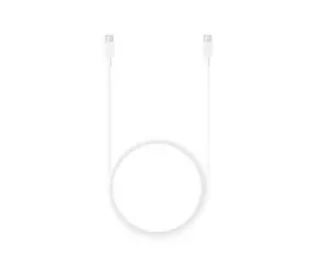 Samsung EP-DN975BWE bílá / Datový kabel USB-C - USB-C / 1 m / 5A / 100W