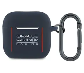 Red Bull Lines Navy / Silikonové pouzdro / AirPods 4