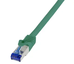 Logilink Patchkabel Ultraflex Cat.6A zelená / Patch kabel / S/FTP / 0,5 m / RJ-45