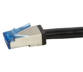 LogiLink Outdoor patch kabel CAT6A 15m černá / Patch kabel / S/FTP / RJ45 / venkovní PE plášť