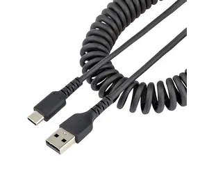 StarTech USB-A na USB-C 1 m / Nabíjecí kabel / kroucený / odolný / USB 2.0