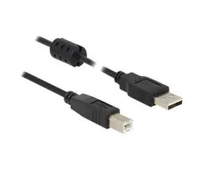 Delock USB 2.0 A/B černá / Kabel / USB-A (M) - USB-B (M) / 1,5 m