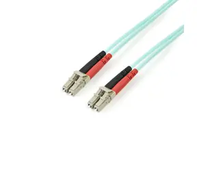 StarTech LC/LC Aqua / Optický patch kabel / 3 m / Multimode OM3 50/125 / Duplex / LSZH
