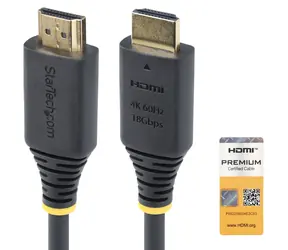 StarTech Premium Certified / HDMI kabel / 50 cm / 4K60Hz / HDMI 2.0 s ethernetem