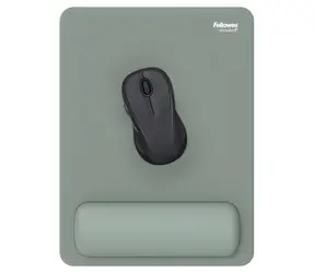 Fellowes BREYTA XL zelená / Podložka pod myš a zápěstí / silikonová výplň / Microban / 280 × 210 mm