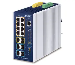 Planet IGS-6329-8UP2S4X / Switch průmyslový / L3 / 8x 1Gb RJ-45 / 2x 2.5Gb SFP / 4x 10Gb SFP+ / PoE 802.3bt 360W