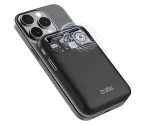 SBS Frezee Mag černá / Powerbanka / MagSafe / 10000 mAh / 15 W / chladicí ventilátor